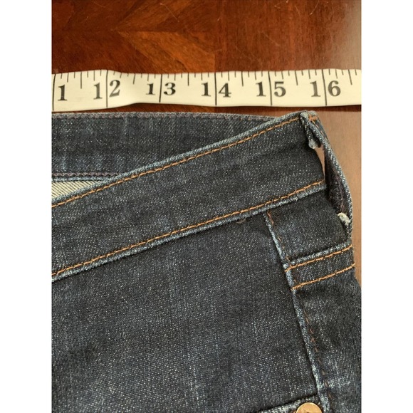 AG Adriano Goldschmied Size 29 Jeans The Stevie Roll Up Slim Straight (31x25) - Picture 6 of 9